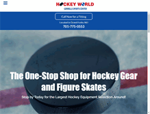 Tablet Screenshot of hockeyworldgrandforks.com